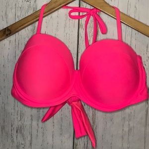 Hot Pink Bikini Top